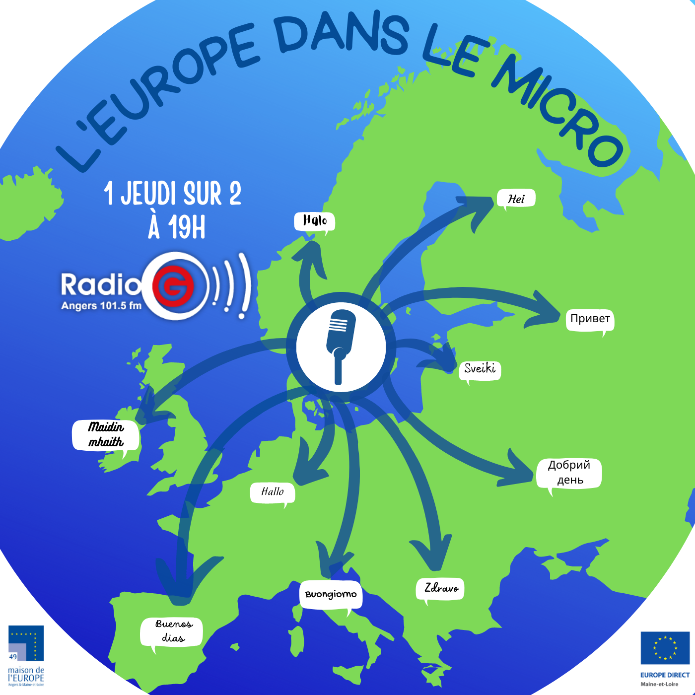 Magazine radio sur l'europe L'Europe dans le micro du 16 05 2024