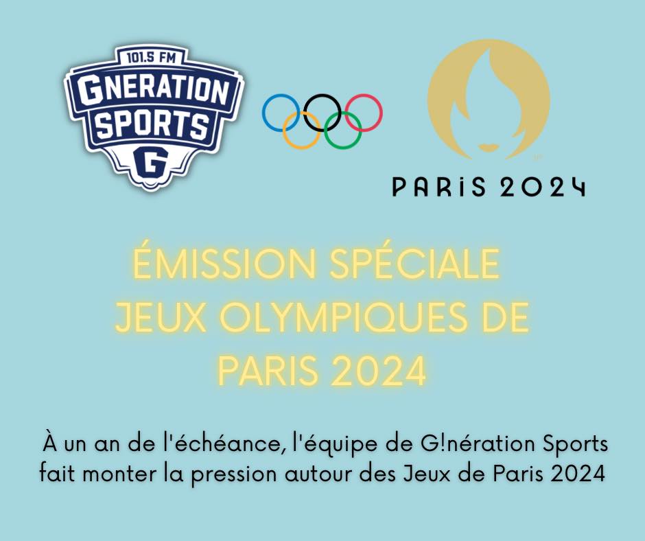 G!nération sports du 01 08 2023 Emission sportive locale et nationale G!nération sports du 01 08 2023