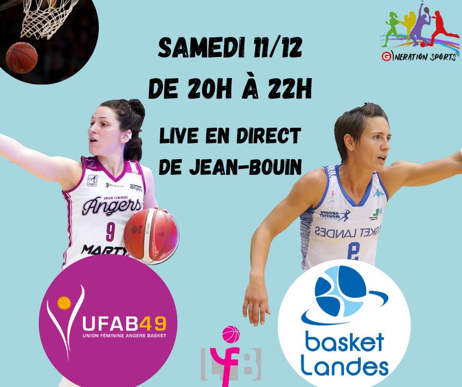 UFAB - Basket Landes Basket live UFAB - Basket Landes