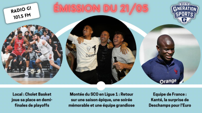 Emission sportive locale et nationale G!nération sports du 21 05 2024