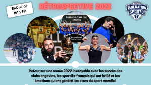 Emission sportive locale et nationale G!nération sports du 27 12 2022