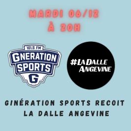 Emission sportive locale et nationale G!nération sports du 06 12 2022