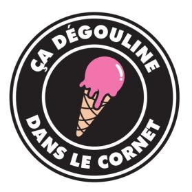 Ca dégouline dans le cornet