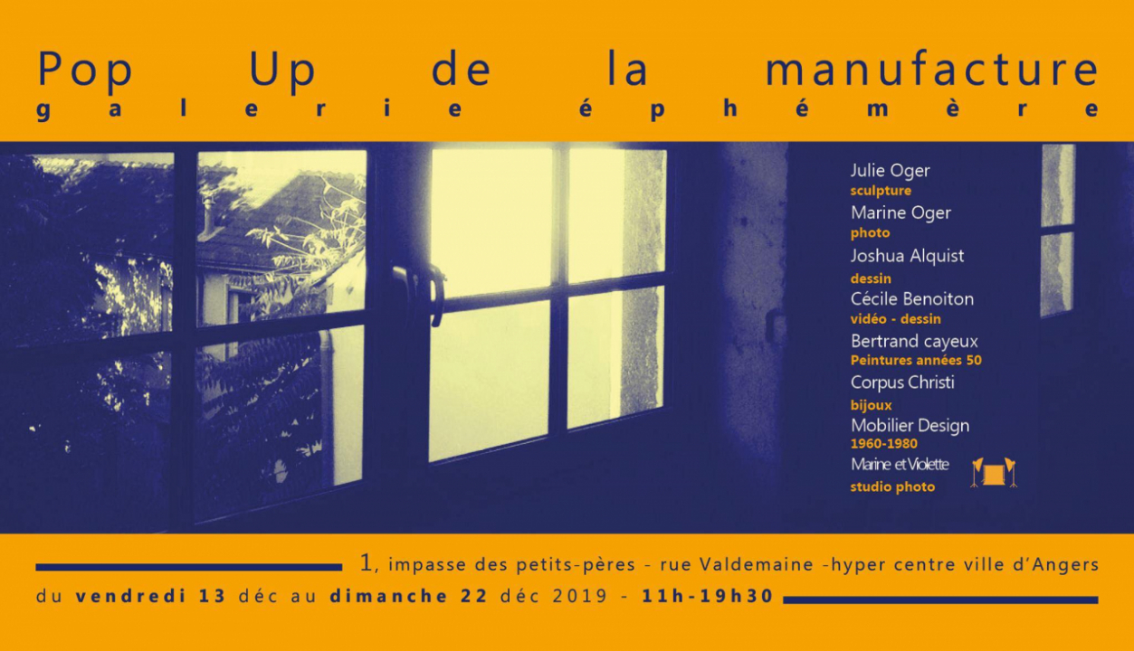 L'oreille curieuse 11/12/19 Pop-up de la manufacture Le magazine des actualités locales et culturelles L'oreille curieuse 11/12/19 Pop-up de la manufacture